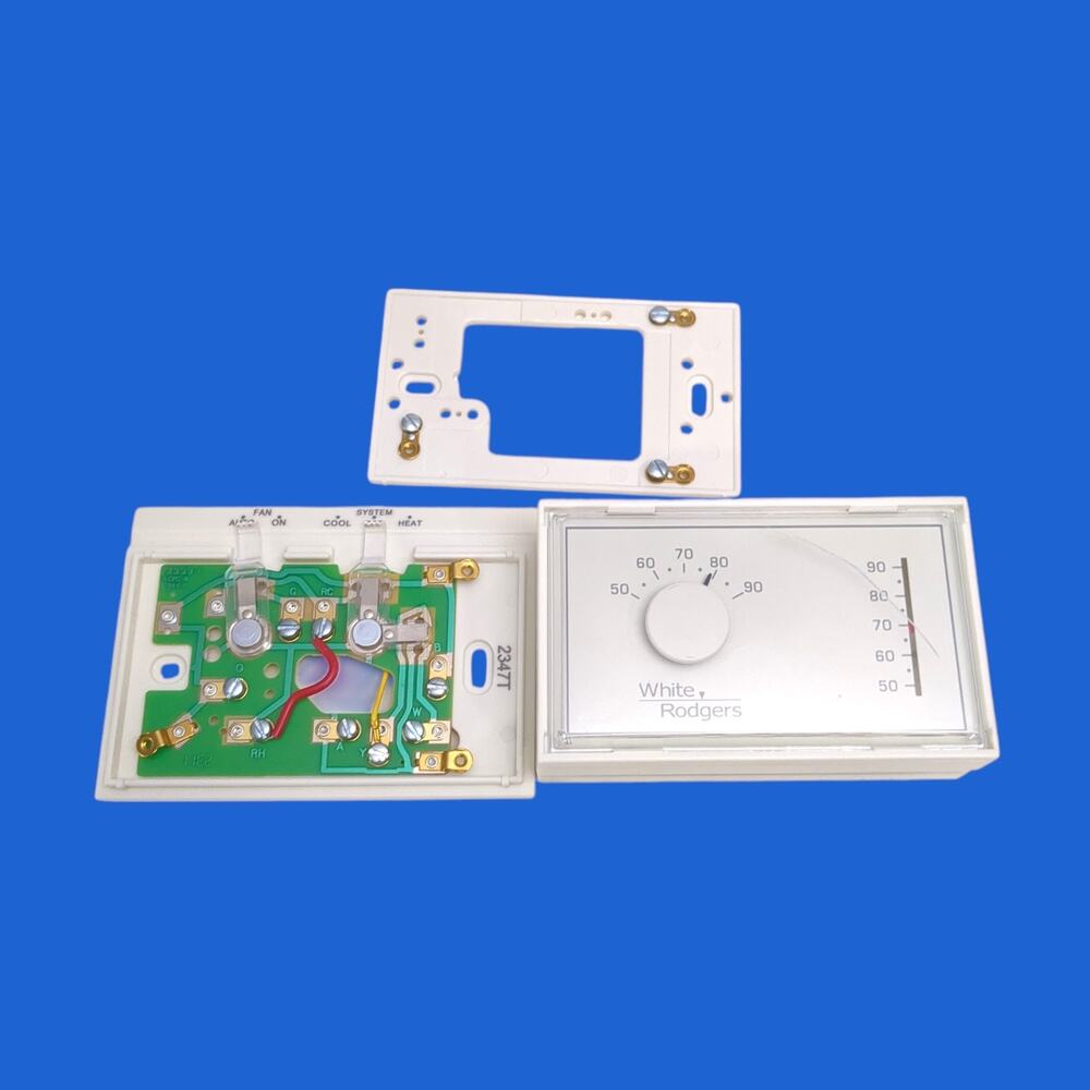 White-Rodgers 1F56N-444 Standard Mechanical Thermostat 1H 1C Hardwired Damage